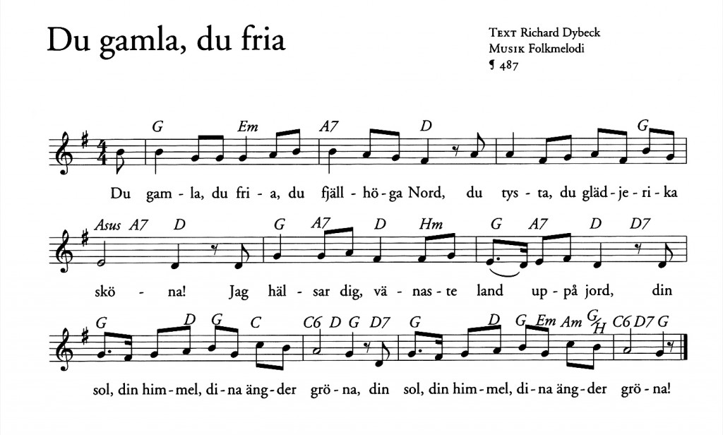 Du Gamla Du Fria Lyrics